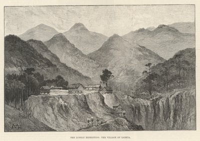 La Expedición Lushai, el Pueblo de Larkia de Charles Auguste Loye